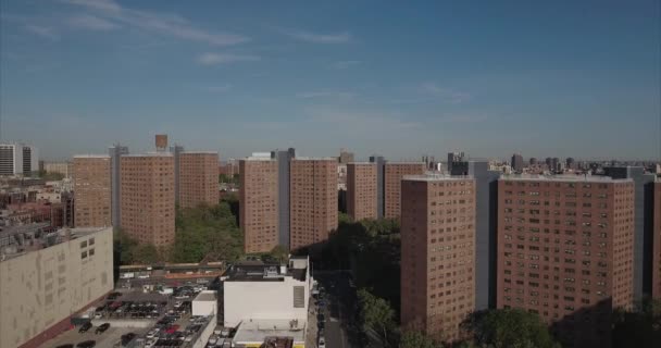 Morningside Hights Harlem Aerial — Stock Video