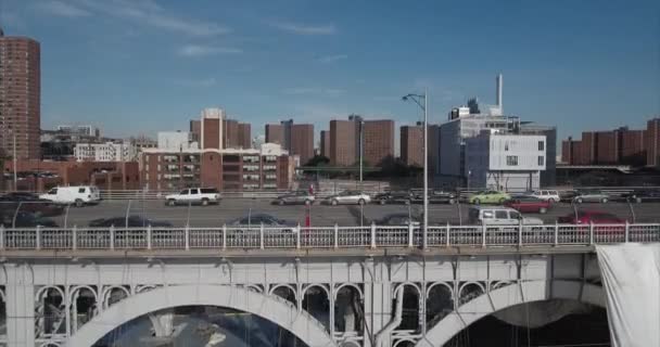 Morningside Hights Harlem Antenn — Stockvideo