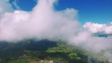 Tayland Chiang Mai Dağların Durağan Görünümü Gelen Bulutlar