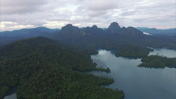 Ban Wang Khon Surat Thani Island Landscape — 图库视频影像