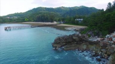 Phuket Tayland Uçan Uçan Uçurumun Kıyısı & Uçan İskele & İç Konutları