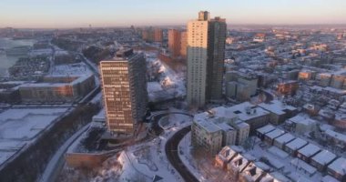 Weehawken Karlı 2016 İki Yükseklik Görünümü