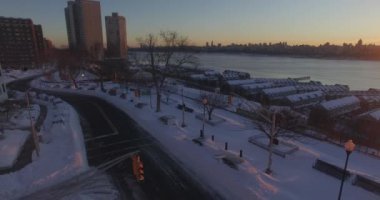 Weehawken Karlı 2016 Sokak Seviyesine