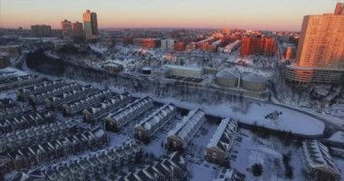 Weehawken Karlı 2016 Ufuk Nehri Cephesi Evleri İç Kesimlere Gidiyor
