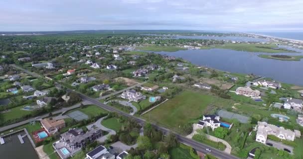 Die Hamptons State Luftaufnahmen — Stockvideo