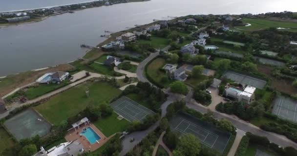 Hamptons State Aerial Footage — Stock Video
