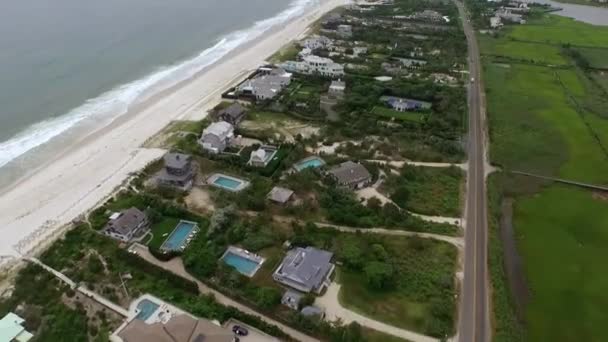 Die Hamptons State Luftaufnahmen — Stockvideo