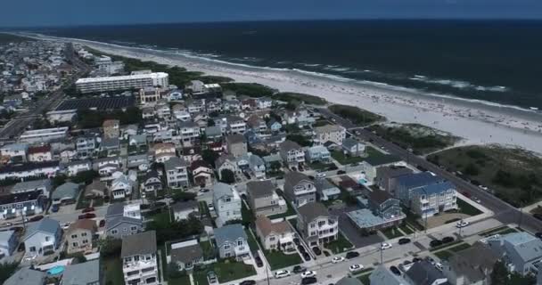Brigantine Nueva Jersey Playa Ciudad — Vídeos de Stock