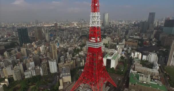 Воздушные Выстрелы Токио — стоковое видео