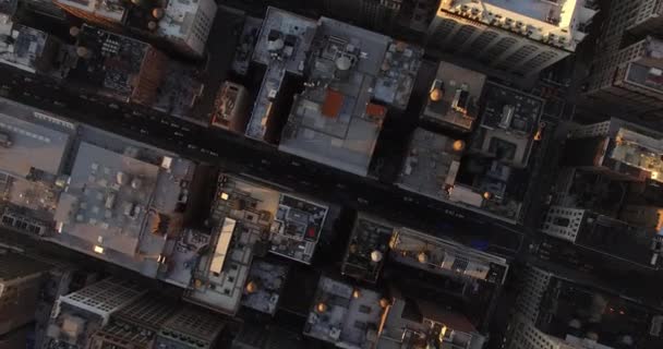 Look Shot Buildings Manhattan — Stock Video