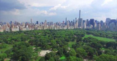 Central Park 'taki Gölette Üstgeçit Algleri