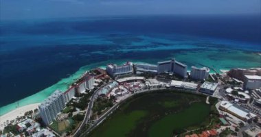 Cancun Mexico hava görüntüsü