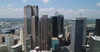 Dallas Şehir Merkezi Hava Görüntüsü