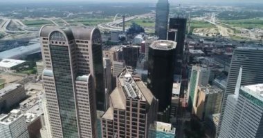 Dallas Şehir Merkezi Hava Görüntüsü