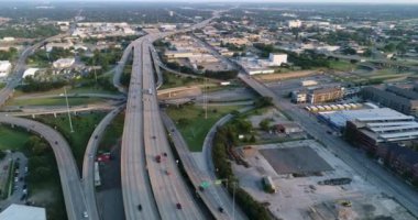 Dallas Şehir Merkezi Hava Görüntüsü