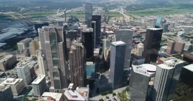 Dallas Şehir Merkezi Hava Görüntüsü