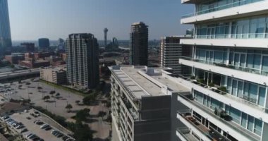 Dallas Şehir Merkezi Hava Görüntüsü