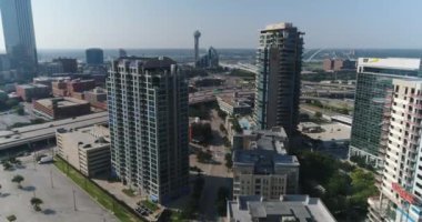 Dallas Şehir Merkezi Hava Görüntüsü