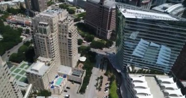 Dallas Şehir Merkezi Hava Görüntüsü