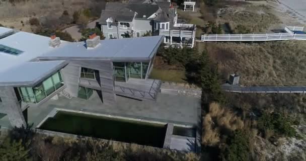 Hamptons Aerial Large Homes — Stock video