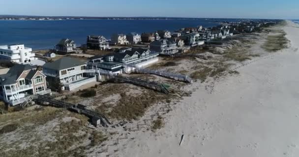 Den Hamptons Antenn Stora Hem — Stockvideo