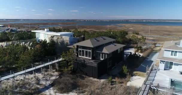 Grandes Casas Aéreas Hamptons — Vídeo de Stock