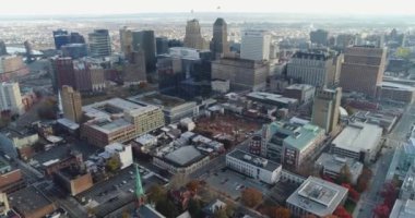 Boston şehrinin hava manzarası, Boston, ABD