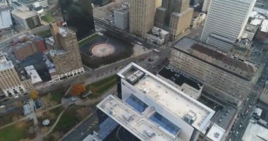 İspanya 'nın Barselona şehrinin hava manzarası