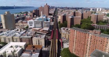 Manhattan ufuk çizgisinin havadan görünüşü