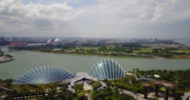 Körfez ve Çiçek Kubbesi, Marina Barajı, Singapur Bahçeleri