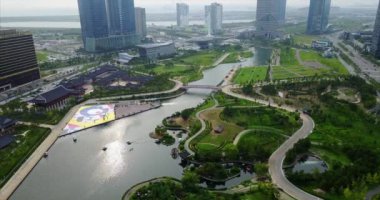 Songdo Central Park Havalimanı, Incheon, Güney Kore