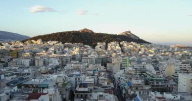 İspanya 'nın Barselona şehrinin havadan görünüşü