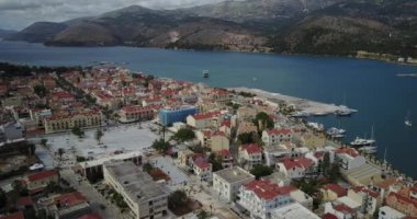 İspanya 'nın Barselona şehrinin hava manzarası