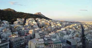 Atinalıların yukarıdan görünüşü. yüksek kaliteli fotoğraf