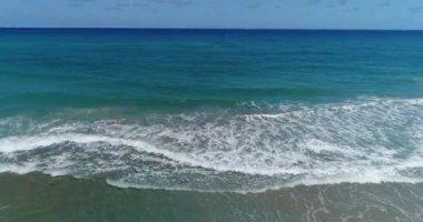 Juno Beach, Florida 'da Okyanusun Hava Görüntüsü