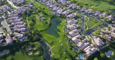 Coachella, Kaliforniya 'daki Residential Area Hava Görüntüleri