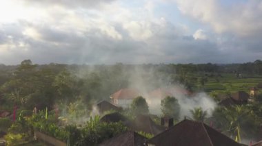 Ubud Rice Paddie insansız hava aracı Asya ülkesi