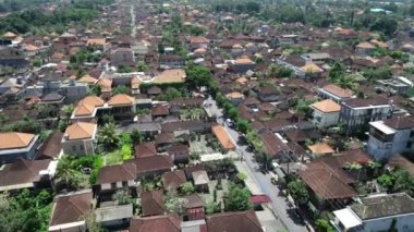 Endonezya 2017 Eski evlerin hava görüntüsü