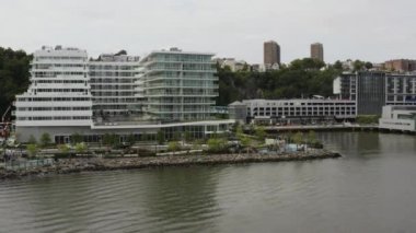 ATT Stadyumu Kovboyları Hava Görüntülü Futbol NJ Hava Drone Kentsel