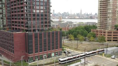 ATT Stadyumu Kovboyları Hava Görüntülü Futbol NJ Hava Drone Kentsel