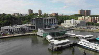 ATT Stadyumu Kovboyları Hava Görüntülü Futbol NJ Hava Drone Kentsel