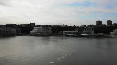 ATT Stadyumu Kovboyları Hava Görüntülü Futbol NJ Hava Drone Kentsel