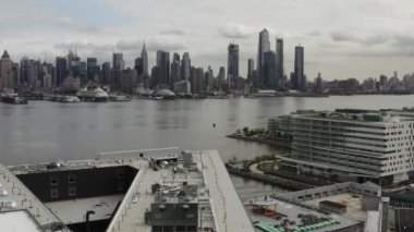 ATT Stadyumu Kovboyları Hava Görüntülü Futbol NJ Hava Drone Kentsel