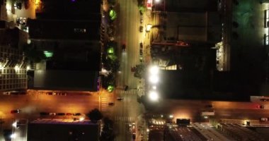 Dallas Teksas Hava Görüntülü İnsansız Hava Aracı Houston Şehri