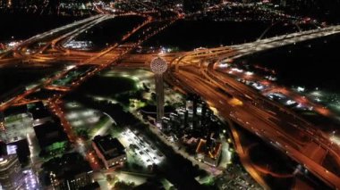 Dallas Şehir Merkezi Teksas gecesi 418