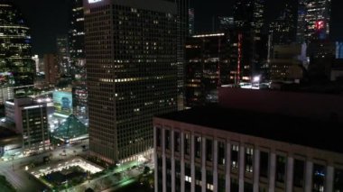 Dallas Şehir Merkezi Teksas gecesi 428