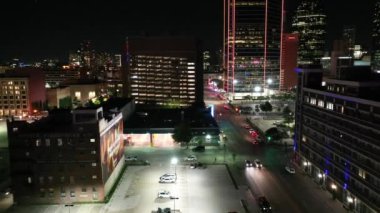 Dallas Şehir Merkezi Teksas gecesi 427