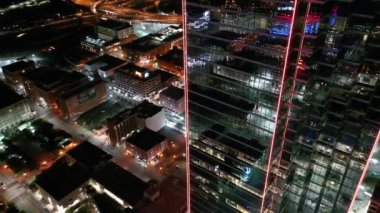 Dallas Şehir Merkezi Teksas gecesi 435