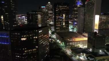 Dallas Şehir Merkezi Teksas gecesi 442