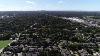 Houston Teksas Hava Aracı Hava Görüntüsü